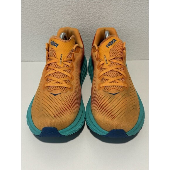Hoka One Mens Rincon 3 Orange Running Shoes Sz 10.5 D Active Sneakers 1119395 main image 4